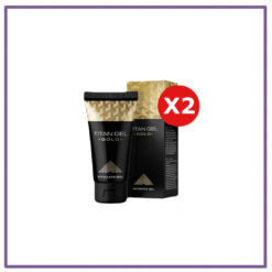 2 عبوة تيتان جل الذهبي